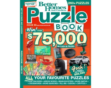 Better Homes and Gardens Puzzle Book Issue 50