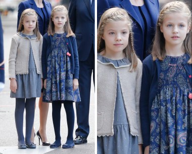 Princess Leonor and Princes Infanta Sofia of Spain 