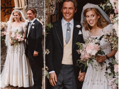 FIRST PHOTOS: Princess Beatrice wore a gorgeous vintage gown belonging to Queen Elizabeth for her private wedding