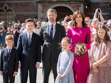 Princess Mary and Danish royals unveil Crown Prince Frederik’s official portrait