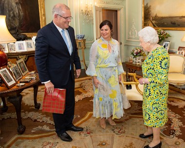 The unusual gift Prime Minister Scott Morrison gave the Queen