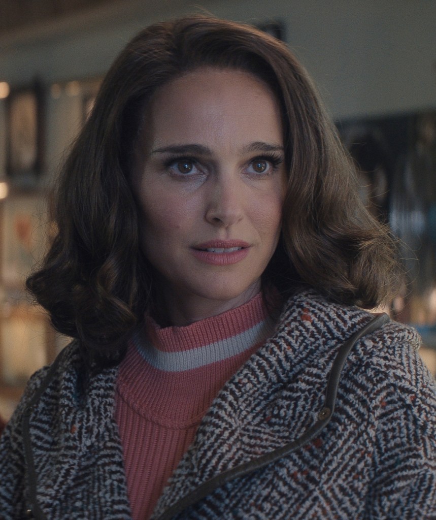 Natalie Portman looking worried. 