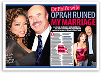 Dr Phil’s wife: Oprah ruined my marriage