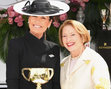 Amanda Elliott and Gai Waterhouse. 