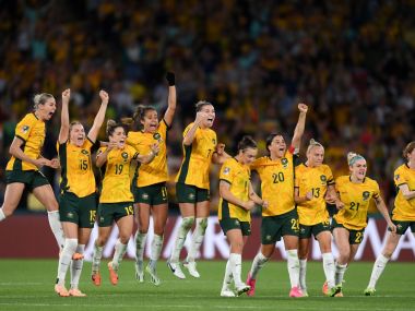 Matildas show excitement on the field