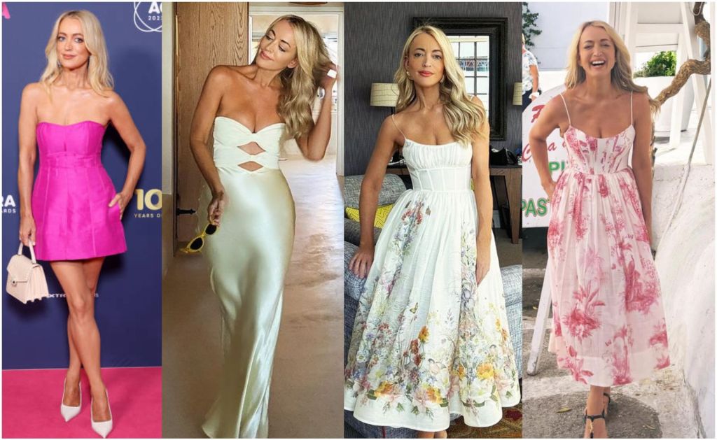 Jackie O fashion in stunning display as she wears 4 pretty dresses