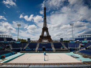 Paris 2024 Olympic Games venues are beautiful like this one with the Eiffel Tower as the backdrop