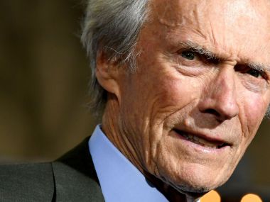 Clint Eastwood looks old and upset