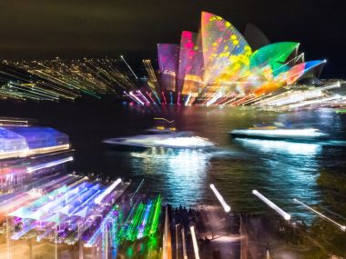 Vivid Sydney leaves the Harbour City in a dizzying array of colour and lights