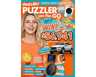 that’s life! Puzzler On The Go Issue 181