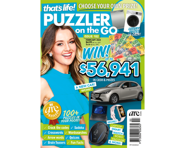 that’s life! Puzzler On The Go Issue 182