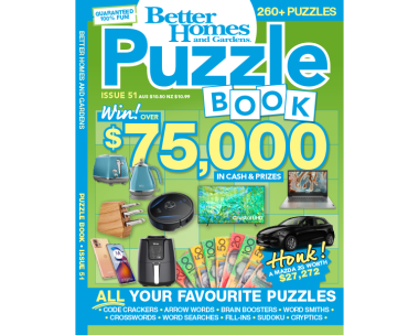 Better Homes and Gardens Puzzle Book Issue 51