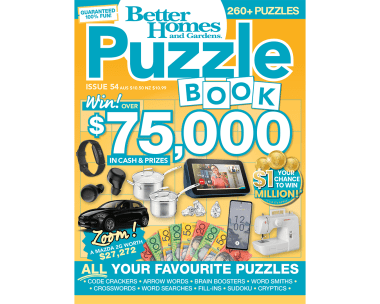 Better Homes and Gardens Puzzle Book Issue 54