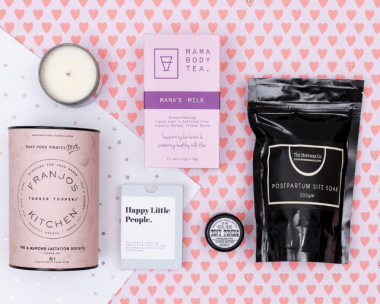 6 of the best modern hamper gifts to spoil new mums