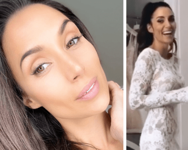 Snezana Wood shares unseen candid photos of her stunning $10,000 custom wedding dress