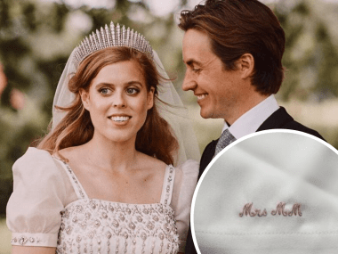 Special hidden detail in Princess Beatrice’s personalised pre-wedding outfit revealed